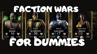 Faction Wars for beginners! ALL you need to know! MK Mobile