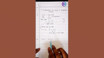 Subtracting Numbers using 1’s Complement Method | Easy Binary Subtraction Tutorial