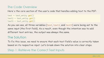 Solving the Issue of Adding Multiple Text Items to PDF using PyMuPDF and Tkinter