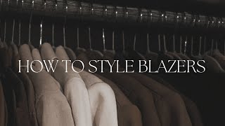 HOW TO STYLE A BLAZER | STYLING BLAZER OUTFITS WITH LUVME HAIR | LAUREN ALEXANDRIA