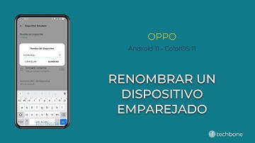 Renombrar un Dispositivo Bluetooth emparejado - Oppo [Android 11 - ColorOS 11]
