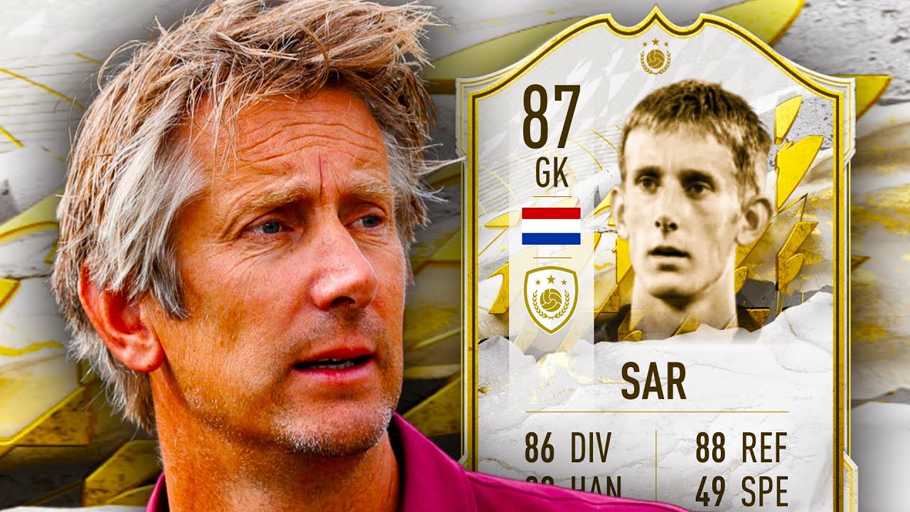 276☆サッカー☆edwin van der sar☆prostarsフィギュア