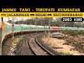 Jammu to tirupati humsafar full journey  52 hours journey  ac 3 tier