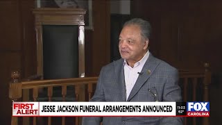 Rev. Jesse Jackson funeral arrangements announced