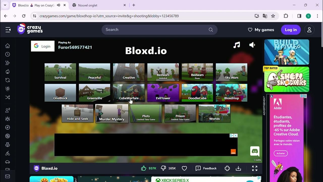 Bloxd.io 🕹️ Play on CrazyGames