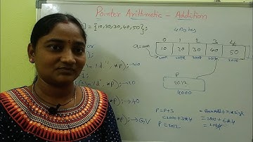 C Language || Pointers in C || Part-5: Pointer Addition in C || Telugu Scit Tutorial