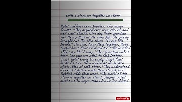 United We Stand, Divided We Fall | Moral Story | moral stories in english