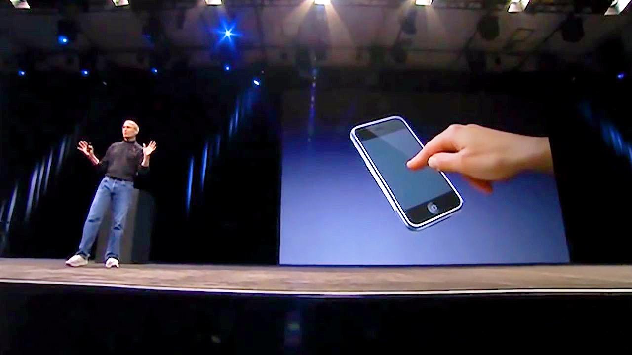 first iphone presentation steve jobs