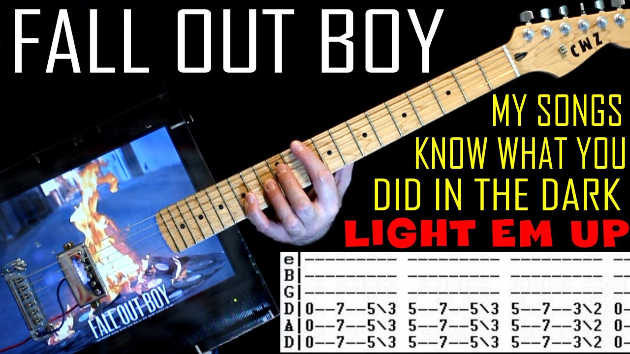 Fall out boy light em up. My Songs know what you did in the Dark (Light em up) Fall out boy. Fall out boy my Songs know what you did in the Dark. My Songs know what you did in the Dark.