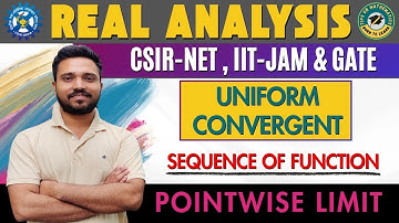 Pointwise Limit | uniform convergent | Sequence of function | CSIR NET REAL ANALYSIS