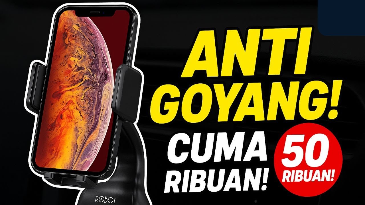 🏆 5 Holder HP Mobil ANTI GOYANG Terbaik 2025! Cuma 50 Ribuan!