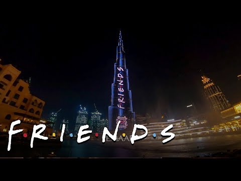 The Burj Khalifa Celebrates FRIENDS 25