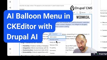 Using the AI Balloon Menu in Drupal