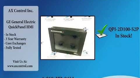 GE Fanuc Quickpanel Total Control QPI 2D100 S2P QPI2D100S2P 10 5  Color HMI