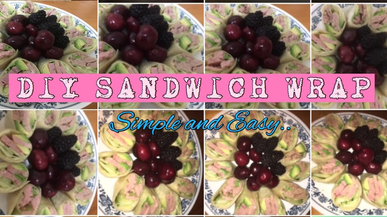 How to Make Simple and Easy Sandwich Wrap (DIY) - YouTube