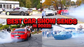 Best Of Cars Leaving Car Shows in 2022! (Burnouts, Hard Sends, Drifts, Donuts, etc)
