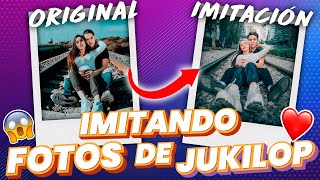 IMITANDO FOTOS DE JUKILOP  con Carol Castro | Cesar Pantoja