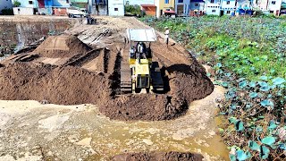 Part 4 70% of project Today Dozer updates & the other side to change the size of the road on the dam