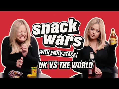 Emily Atack Gets Grossed Out By Snacks From Around The World | Snack Wars | @LADbible TV