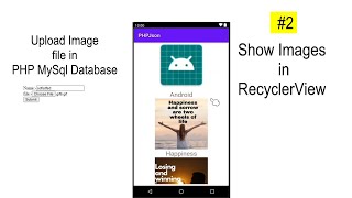 Android Studio | #2 Php Mysql Load Image In Android Recyclerview | Showing Image In Recyclerview