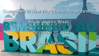 Countdown to New Year's Eve in Rio de Janeiro, Brazil