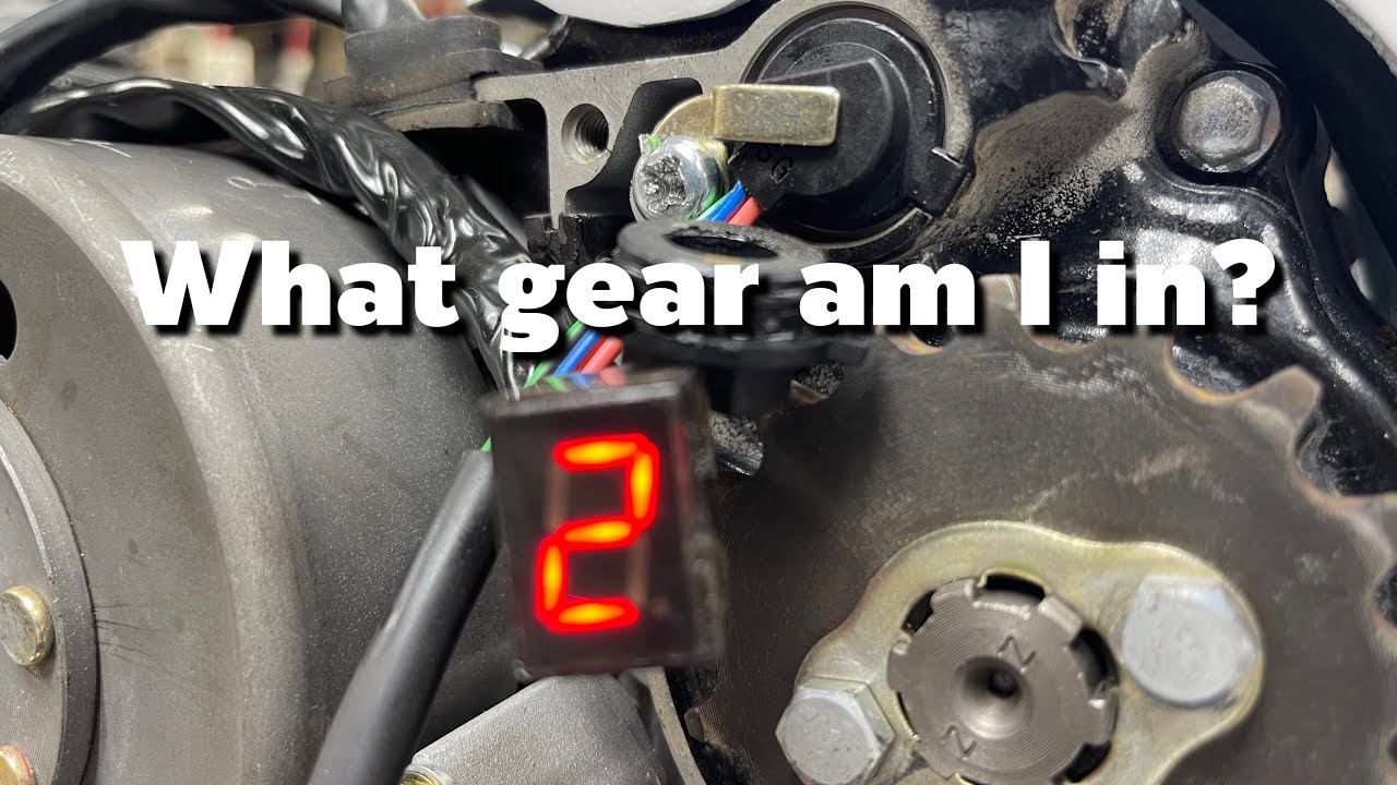 Adding an Amazon gear indicator to my Lifan 125cc powered Honda CT70.