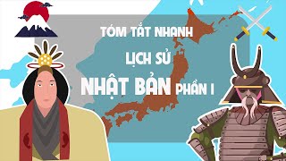 Tóm tắt nhanh Lịch sử Nhật Bản  Phần 1 | Thời kì sơ khai tới thời kì Edo   EZ Sử