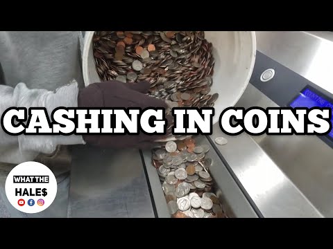 Cashing In A 5 Gallon Bucket of COINS | HOW MUCH DID WE GET? / I Bought An Abandoned Storage Unit