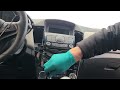 Chevy Cruze radio assembly removal