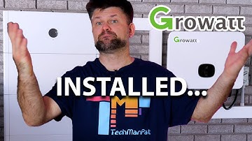 Mijn Growatt 25kWh zonnebatterij geïnstalleerd | TechManPat