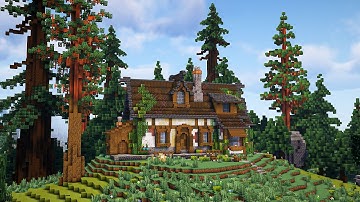 Minecraft | How to Build a Cozy Rustic House – Full Tutorial (With Interior!)