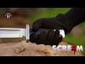 Scream Replica Knife: Bloody Ghostface Replica Buck 120 Hunting Knife | Movie Replica