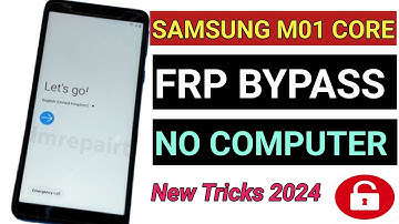 Samsung M01 Core Frp Bypass without Pc ||Samsung m013f Google account Bypass || Android 10 New trick