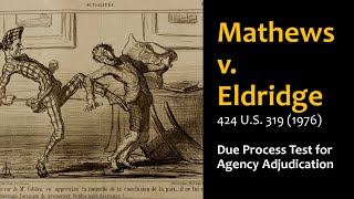 Mathews v. Eldridge  Due Process & Agency Adjudication