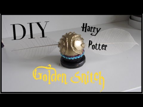 Harry Potter DIY I Golden Snitch Prop DIY! Quick Cheap and Easy 