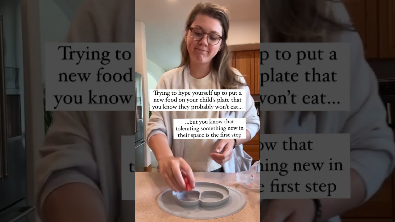 POV: Putting a New Food on Your Child's Plate That You Know They Probably Will Not Eat