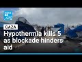 Gaza Hypothermia Kills 5 As Blockade Hinders Aid FRANCE 24 English 