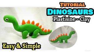 DIY Clay Art - How To Make a Miniature Dinosaur With Clay - Animal Clay Tutorial