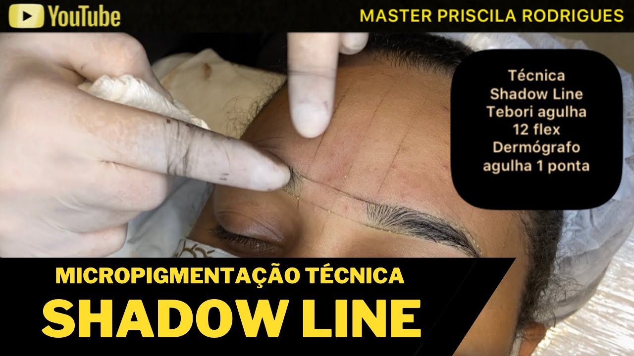 MICROPIGMENTAÇÃO SHADOW LINE - PASSO A PASSO MODELO REAL