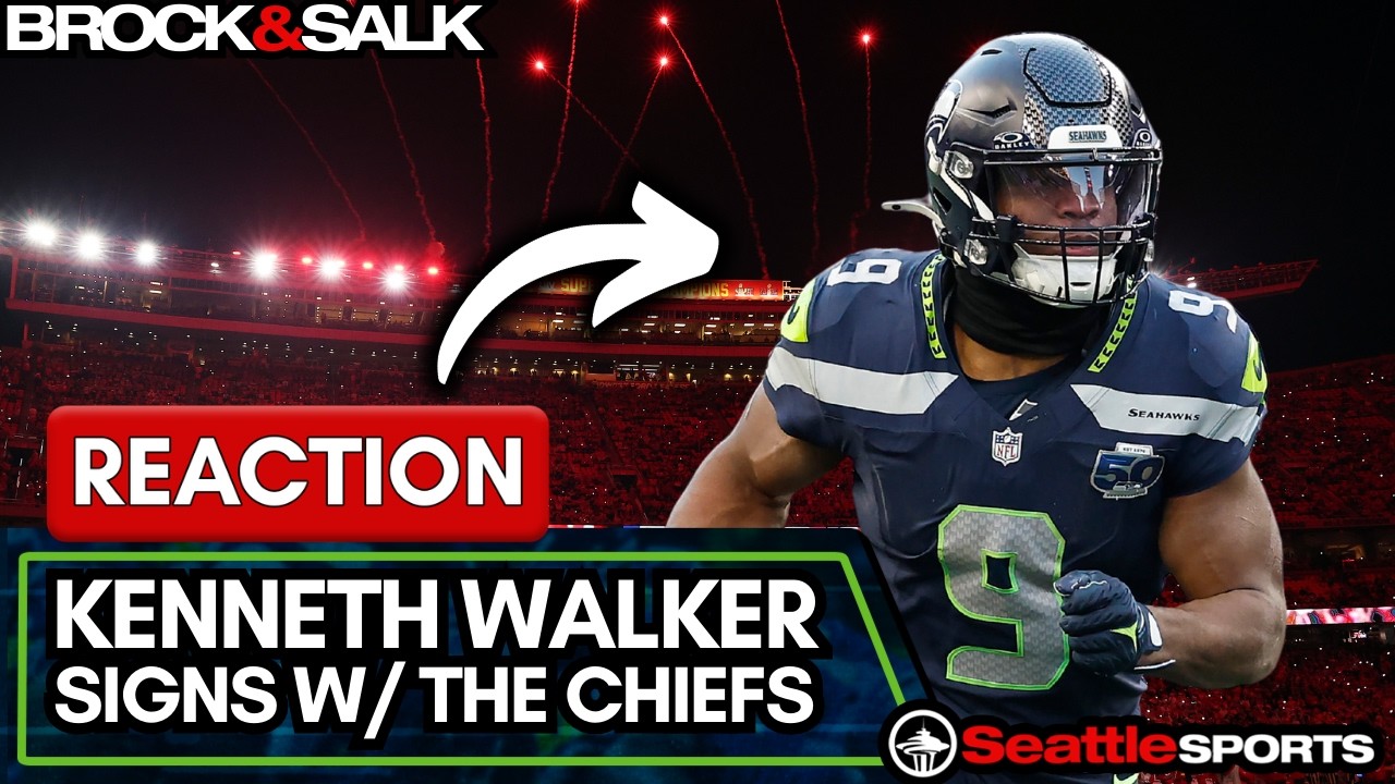 Kenneth Walker III Signs w/ The Kansas City Chiefs - Reaction From Seattle | #SeattleSports