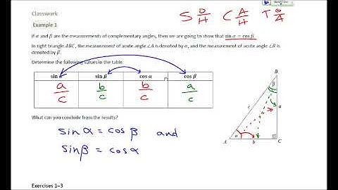 Mod 2 L26 and L27 Sine and Cosine of Complementary Angles