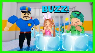 BARRY HERYERİ DONDURDU  ROBLOX KÜBRA NİSA HAN KANAL PRISON BORRY FAMILY ESCAPE!