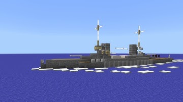 Minecraft SMS Kaiser | 1:5 Scale Kaiser Class Battleship Tutorial