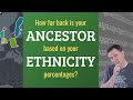 How many generations back is 3% ethnicity in your DNA test results?