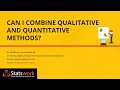 Can I combine qualitative and quantitative methods - Statswork