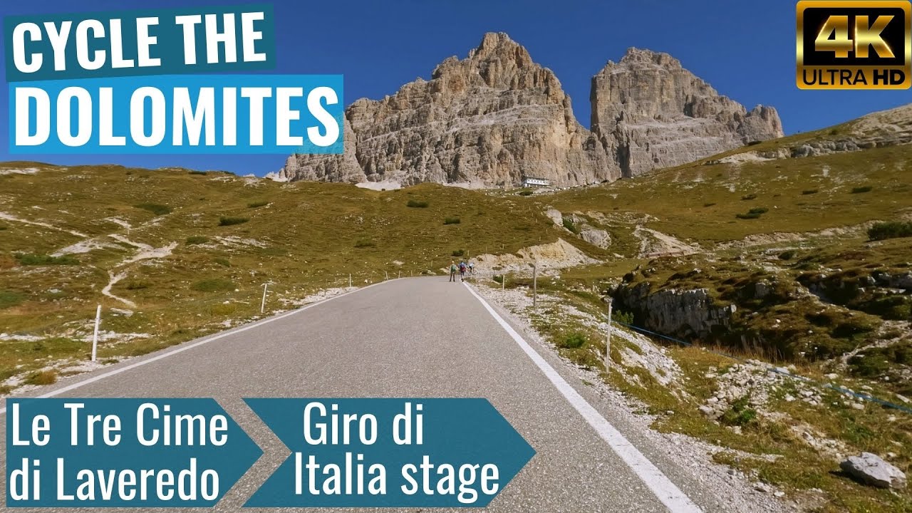 Dolomites: Le Tre Cime di Laveredo (Giro d'Italia stage) - Indoor Cycling Video - without Telemetry
