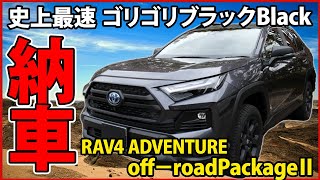 納車】RAV4オフロードパッケージⅡゴリゴリブラック内外装徹底