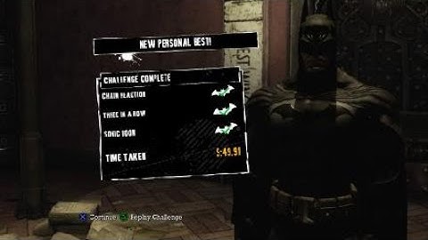 Batman: Return to Arkham - Arkham Asylum - Challenge Mode Record Breaker (Extreme)