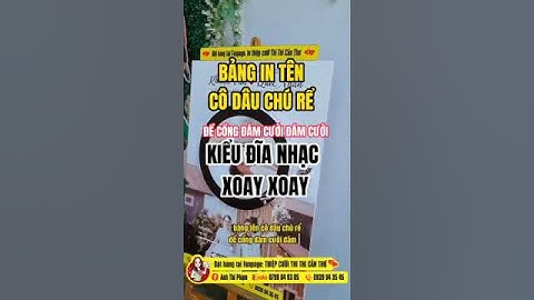 Bảng Cưới Đĩa Nhạc Xoay 3D Ảnh Để Cổng Tên Cô Dâu Chú Rể CDCR Theo Yêu Cầu 2023 | Thiệp Cưới Thi Thi