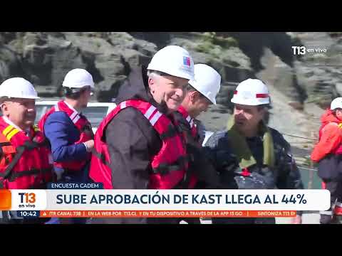Encuesta Cadem: aprobación del presidente Kast sube a 44%